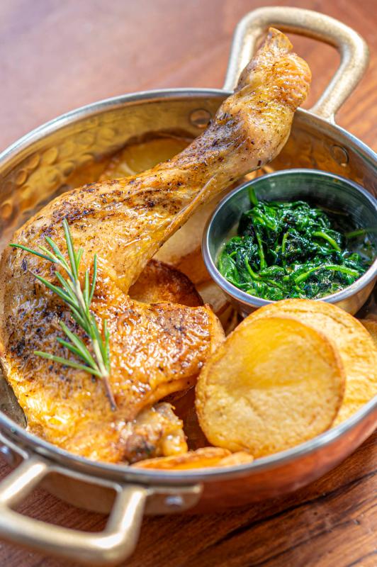 Cosciotto di Pollo con patate