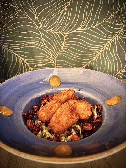 Baccala' fritto al piatto