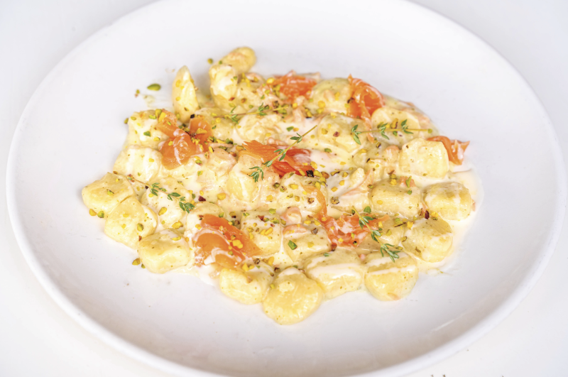 Gnocchi panna e salmone