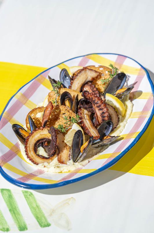Polpo cozze e patate