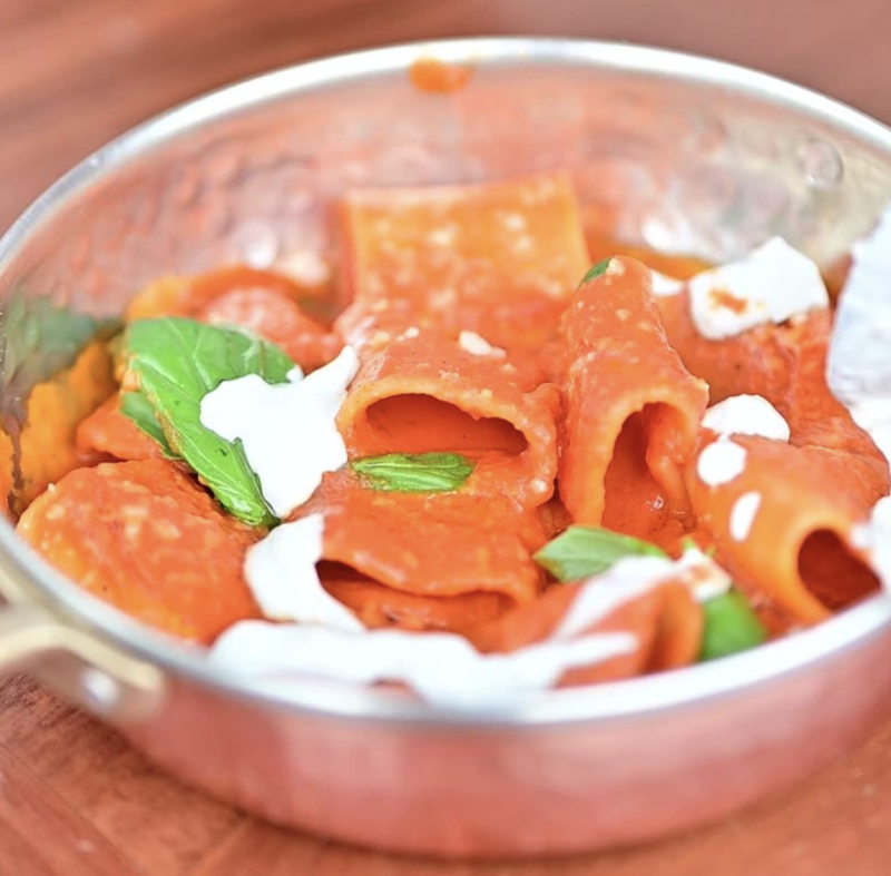 Paccheri Bufala e Pomodorini
